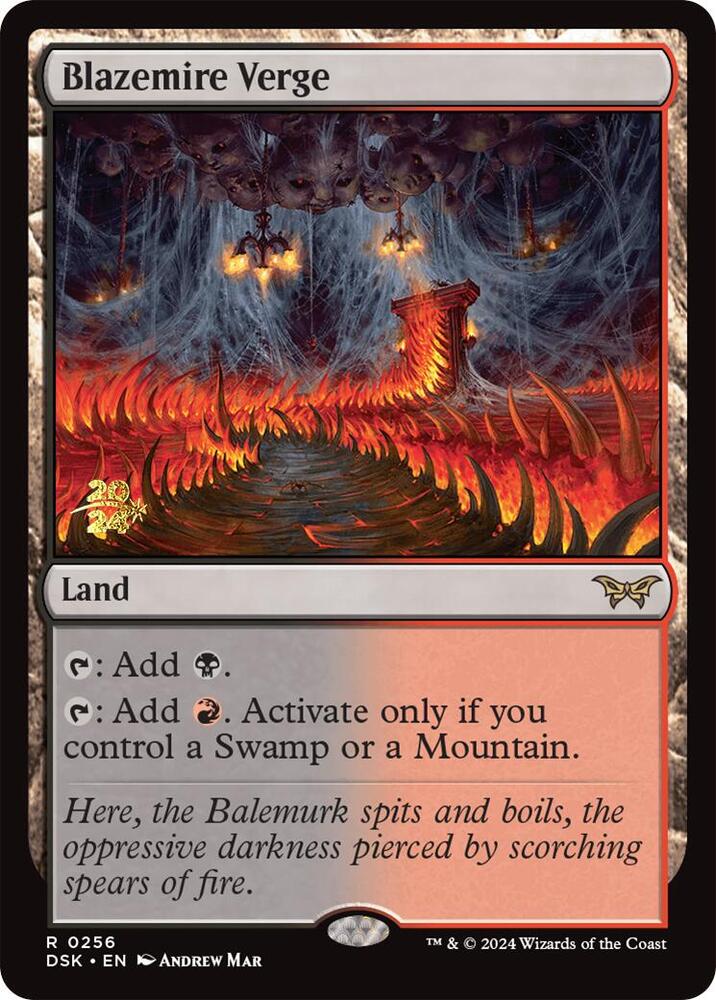 Blazemire Verge 256s/180 (Prerelease Cards)  - Foil | Good Games Modbury