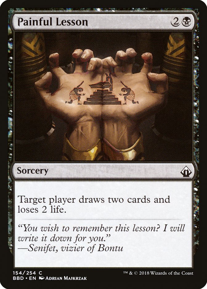 Painful Lesson 154/254 (Battlebond)  - Foil | Good Games Modbury