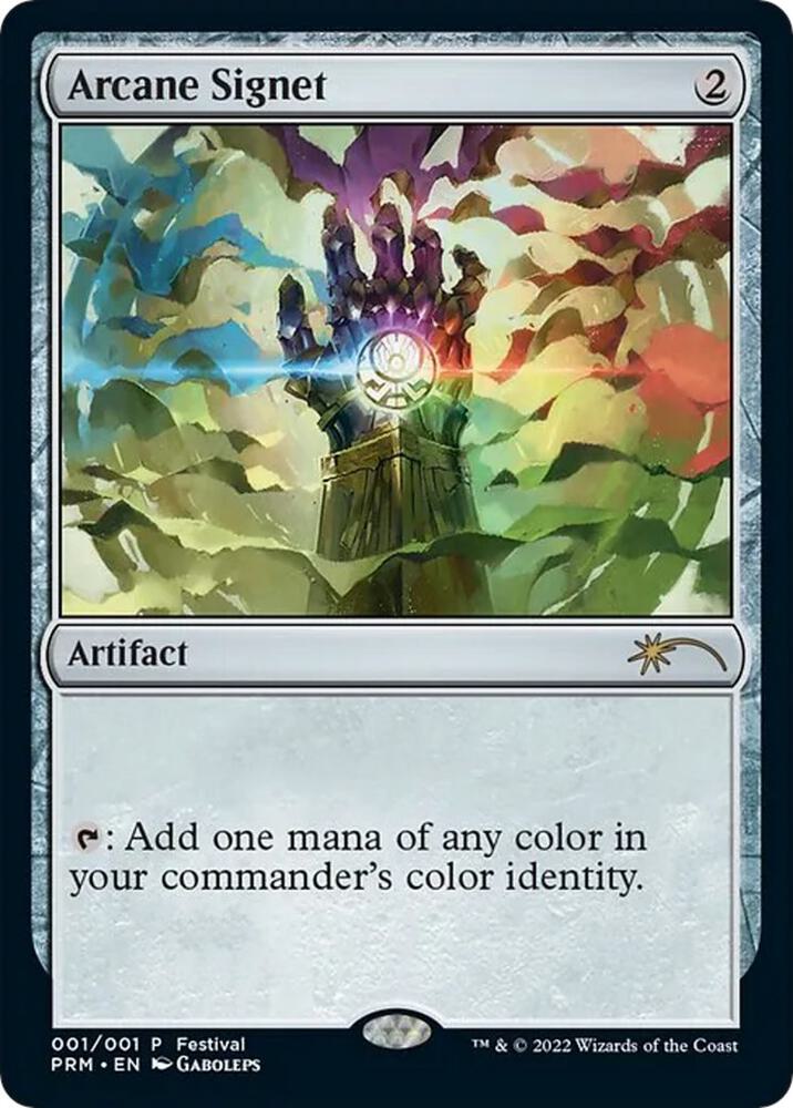 Arcane Signet 1 (MagicFest Cards)  - Foil | Good Games Modbury