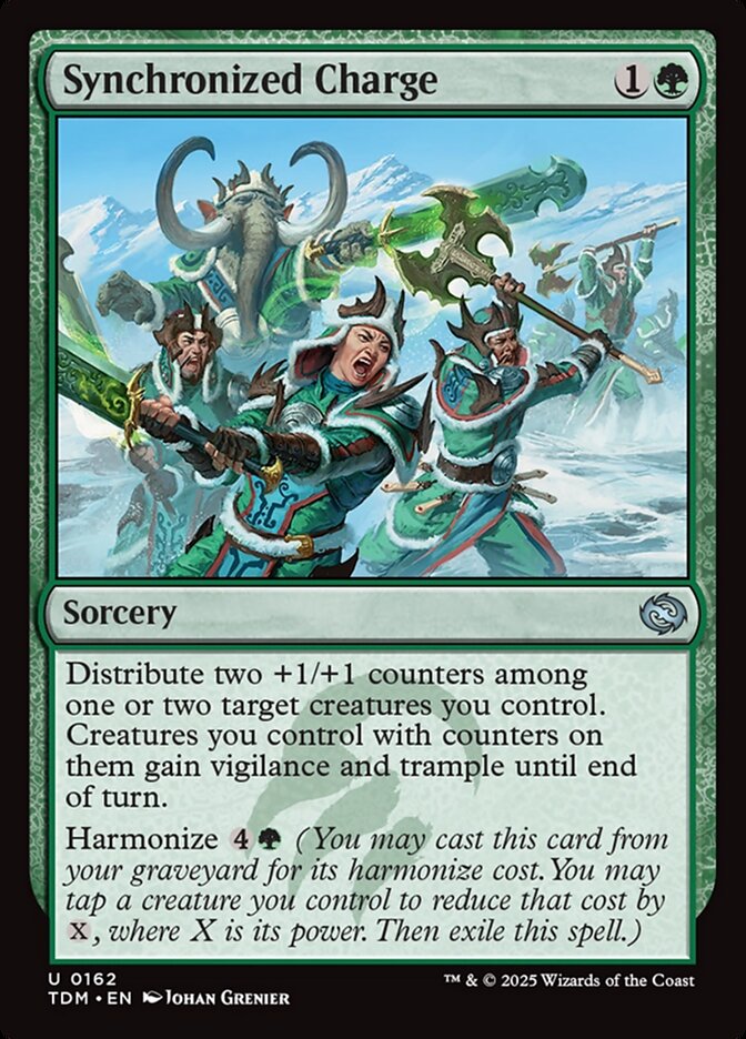 Synchronized Charge 162 (Tarkir: Dragonstorm)  | Good Games Modbury