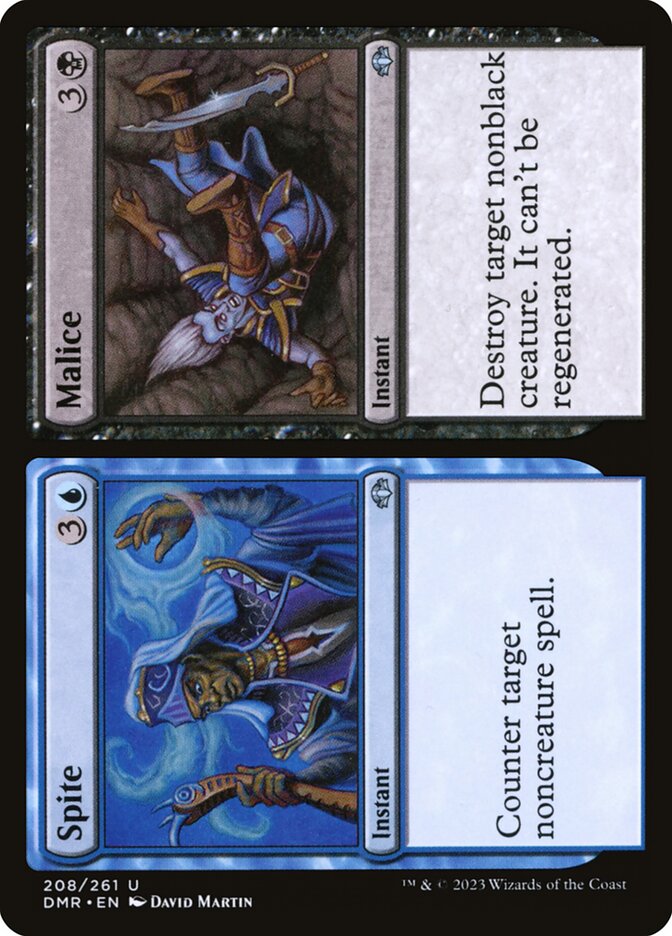 Spite // Malice 208/261 (Dominaria Remastered)  - Foil | Good Games Modbury