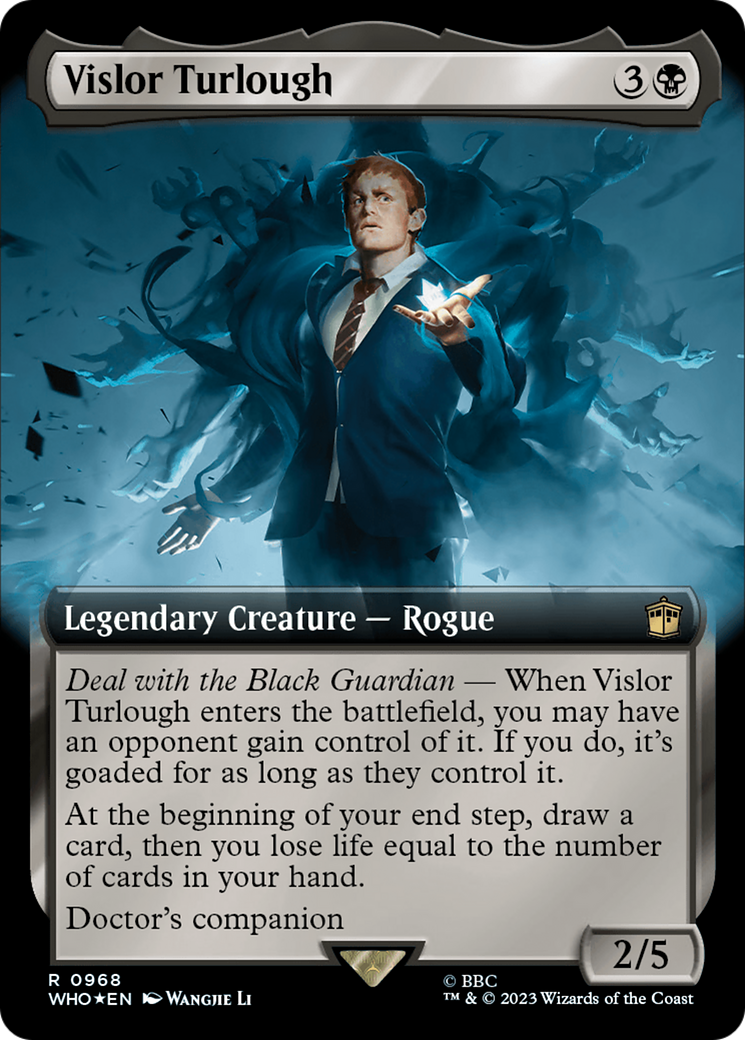 Vislor Turlough (Extended Art) (Surge Foil) [Doctor Who] | Good Games Modbury