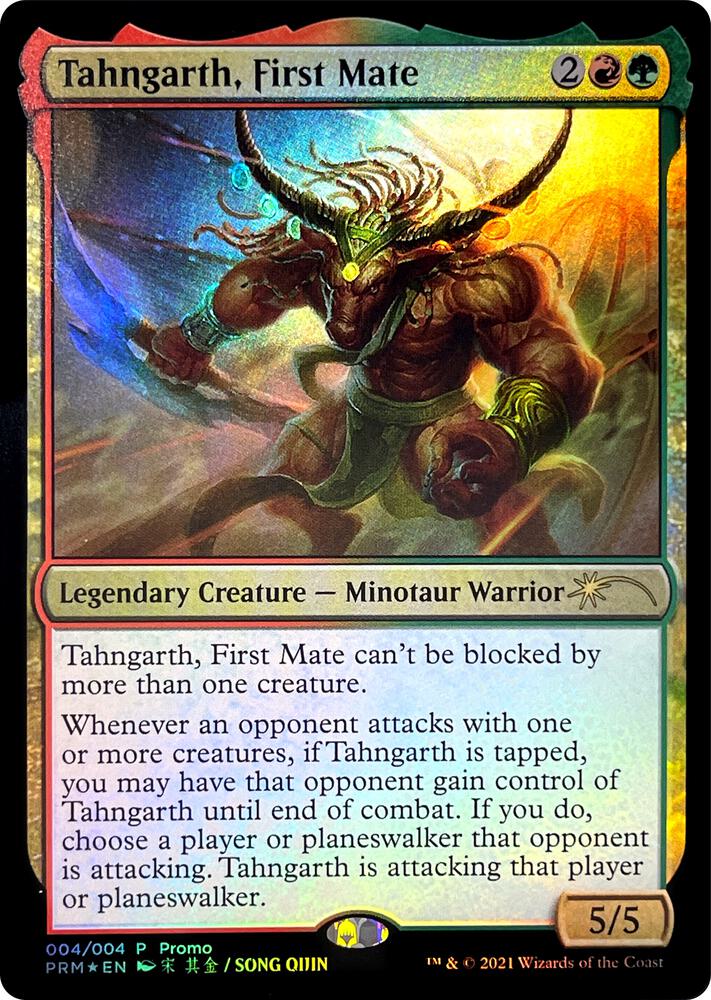 Tahngarth, First Mate 4/4 (Unique and Miscellaneous Promos)  - Foil | Good Games Modbury
