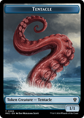 Tentacle // Koma's Coil Double-Sided Token [Murders at Karlov Manor Commander Tokens] | Good Games Modbury