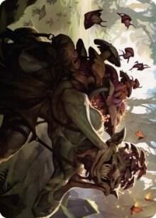 Sprouting Goblin Art Card 38 (Art Series: Dominaria United)  | Good Games Modbury