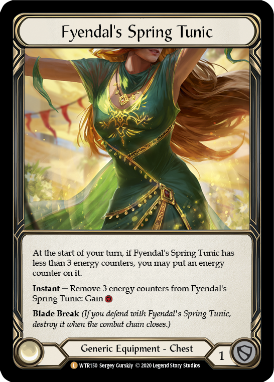 Fyendal's Spring Tunic [U-WTR150] (Welcome to Rathe Unlimited)  Unlimited Rainbow Foil | Good Games Modbury