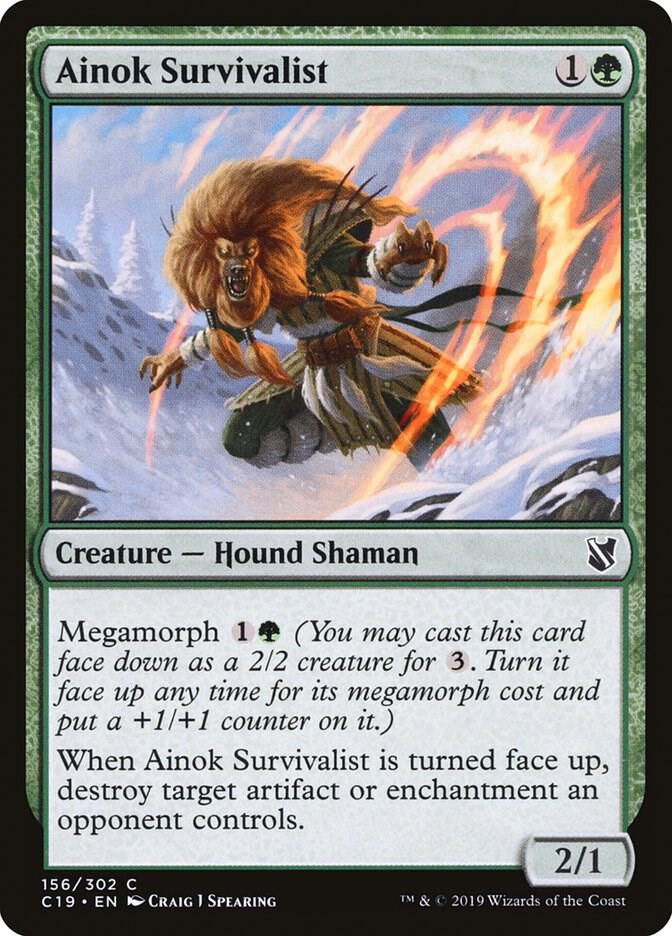 Ainok Survivalist 156/302 (Commander 2019)  | Good Games Modbury