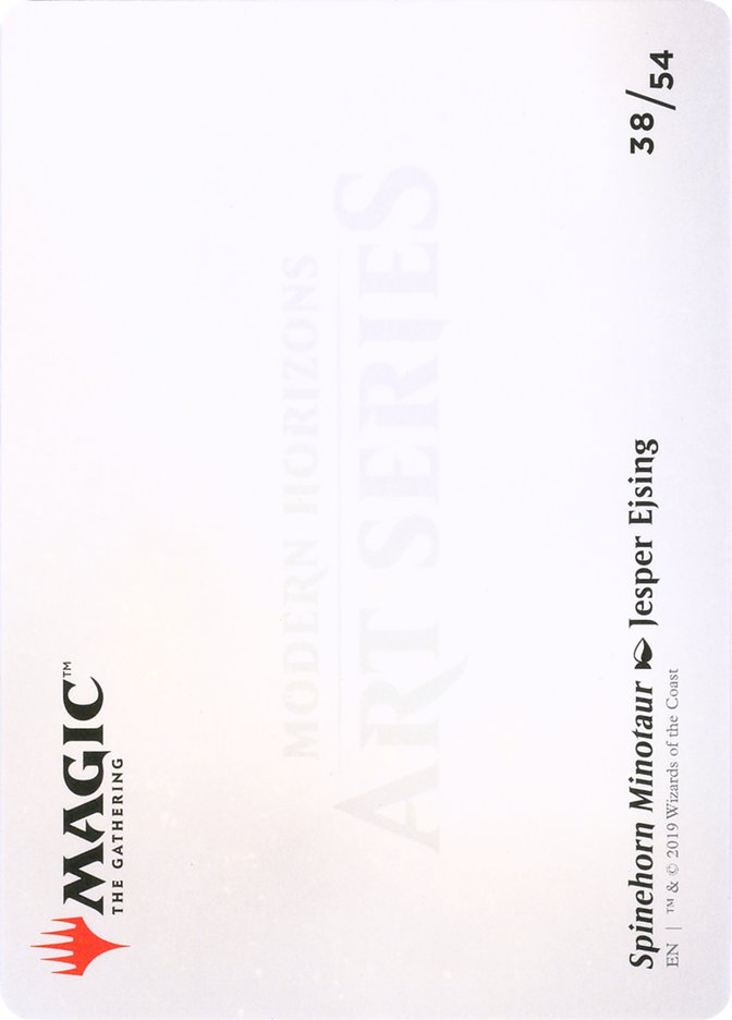 Spinehorn Minotaur // Spinehorn Minotaur [Modern Horizons Art Series] | Good Games Modbury