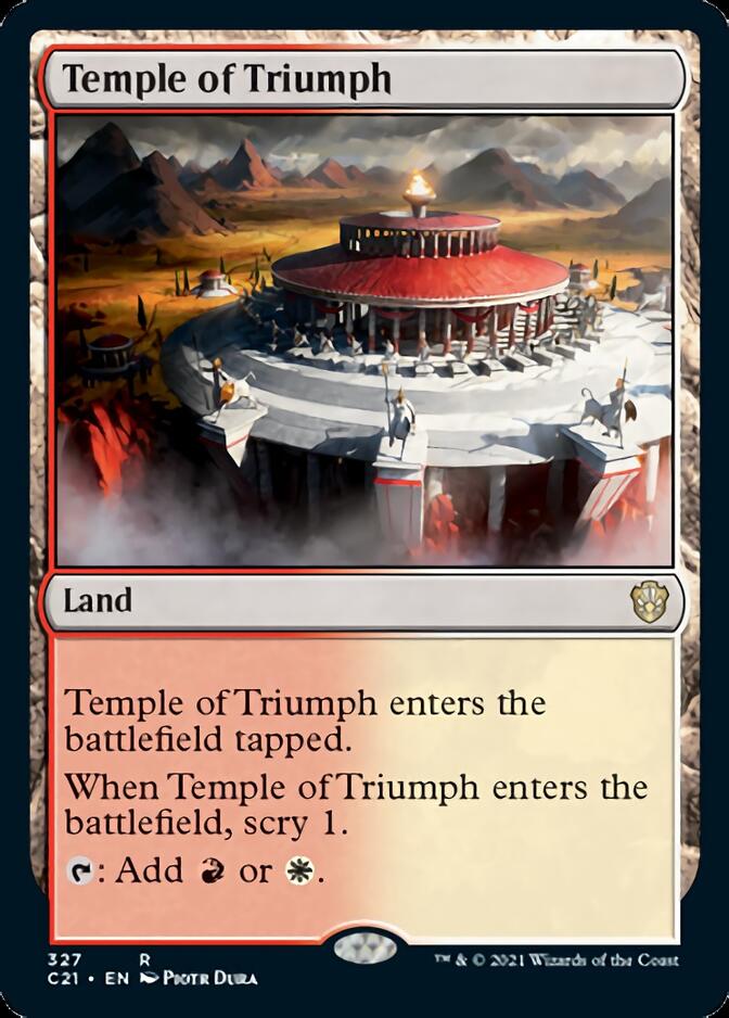 Temple of Triumph [Commander 2021] | Good Games Modbury