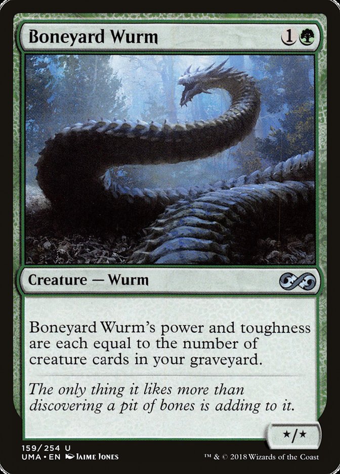 Boneyard Wurm 159/254 (Ultimate Masters)  | Good Games Modbury