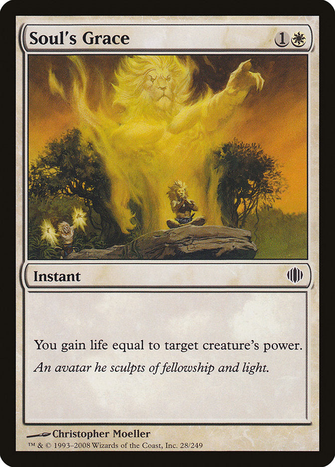 Soul's Grace 28/249 (Shards of Alara)  | Good Games Modbury