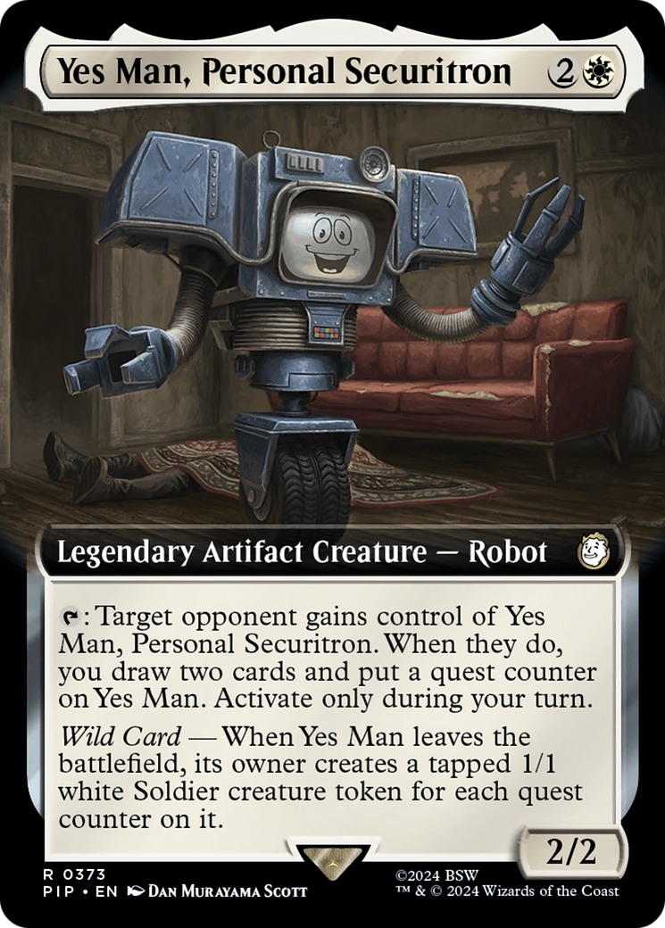 Yes Man, Personal Securitron (Extended Art) [Fallout] | Good Games Modbury