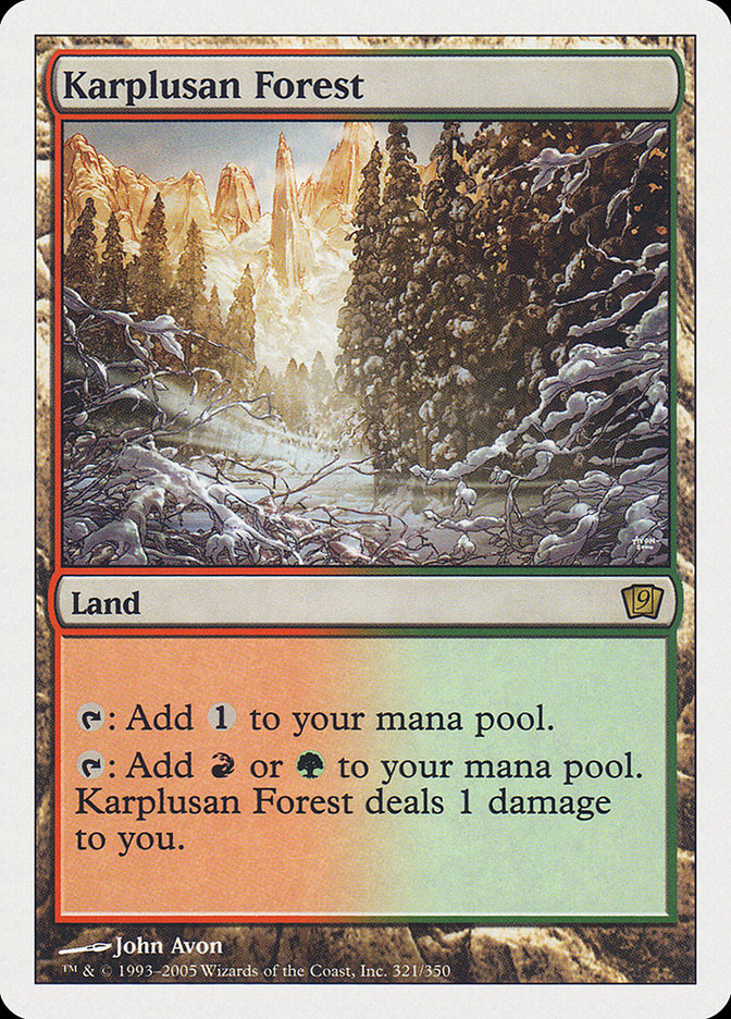 Karplusan Forest [Ninth Edition] | Good Games Modbury