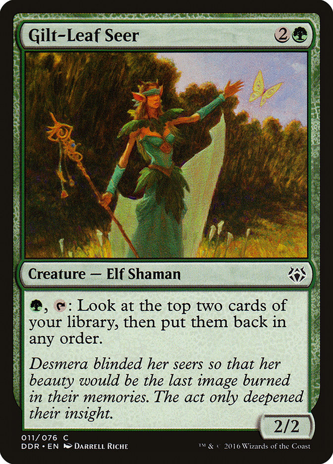 Gilt-Leaf Seer [Duel Decks: Nissa vs. Ob Nixilis] | Good Games Modbury