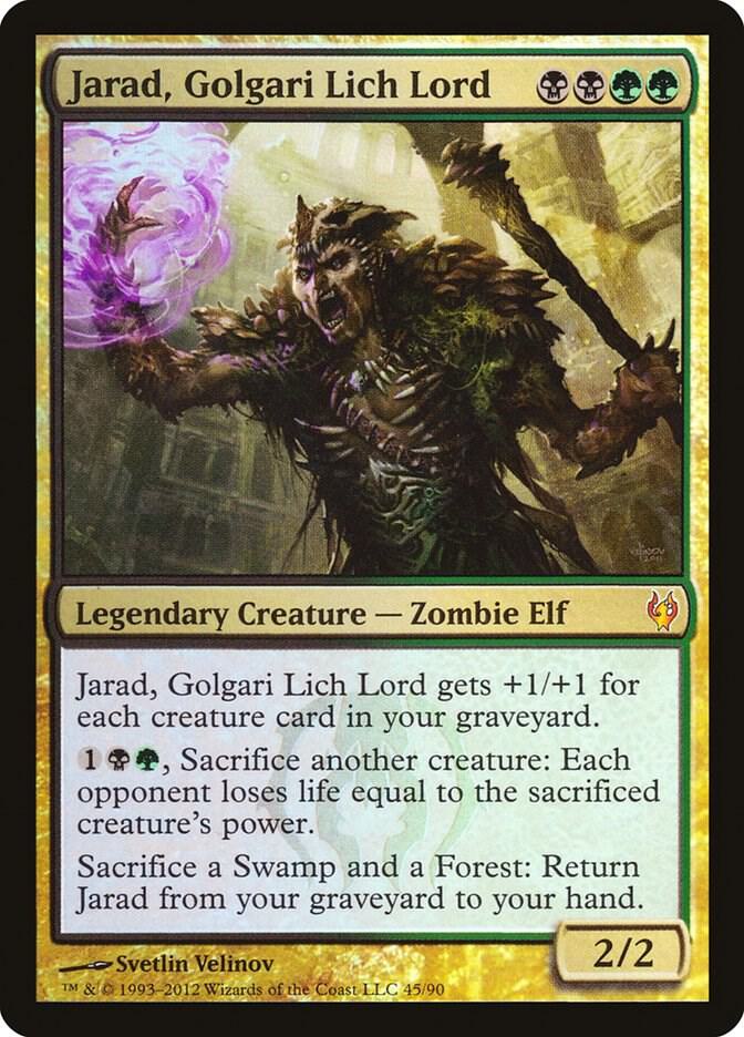 Jarad, Golgari Lich Lord 45/90 (Duel Decks: Izzet vs. Golgari)  - Foil | Good Games Modbury