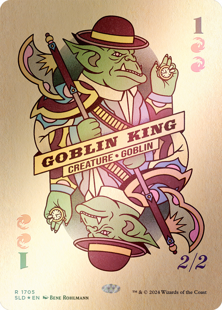 Goblin King (1705) (Rainbow Foil) [Secret Lair Drop Series] | Good Games Modbury