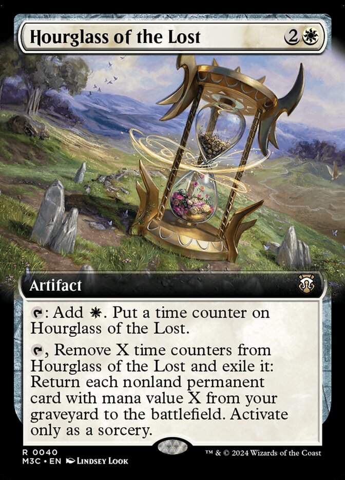 Hourglass of the Lost 40/411 (Commander: Modern Horizons 3)  - Extended Art | Good Games Modbury