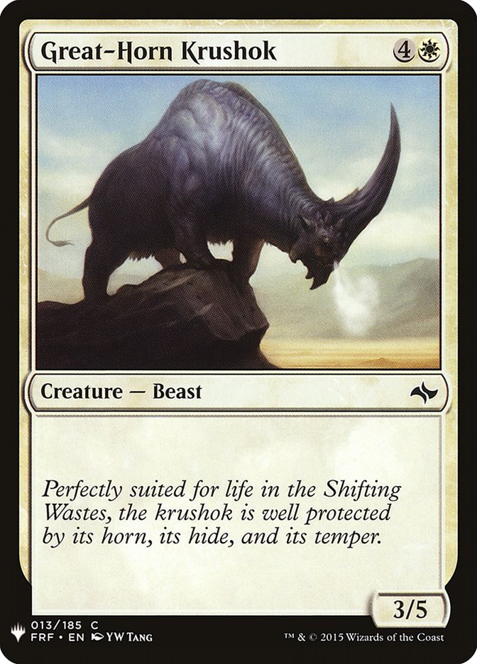Great-Horn Krushok [Mystery Booster] | Good Games Modbury