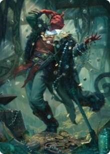 Tibalt Cosmic Impostor Art Card 67 (Art Series: Kaldheim)  | Good Games Modbury