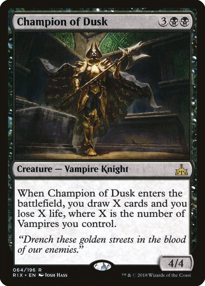 Champion of Dusk 64/196 (Rivals of Ixalan)  | Good Games Modbury