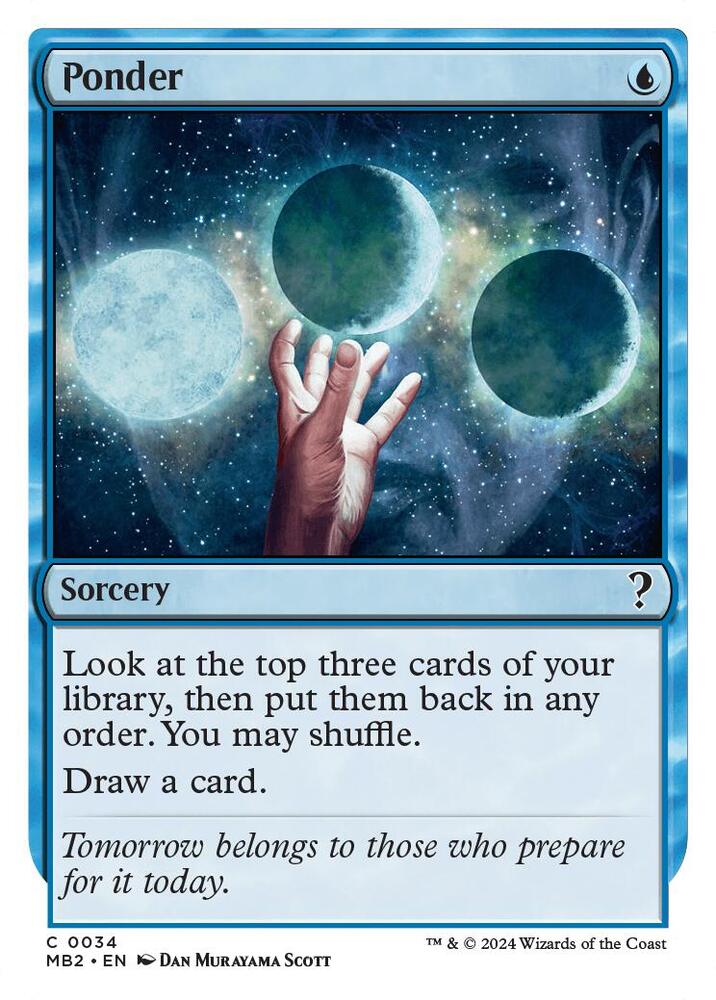 Ponder 34/390 (Mystery Booster 2)  | Good Games Modbury