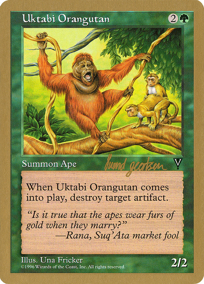 Uktabi Orangutan (Svend Geertsen) (SB) [World Championship Decks 1997] | Good Games Modbury