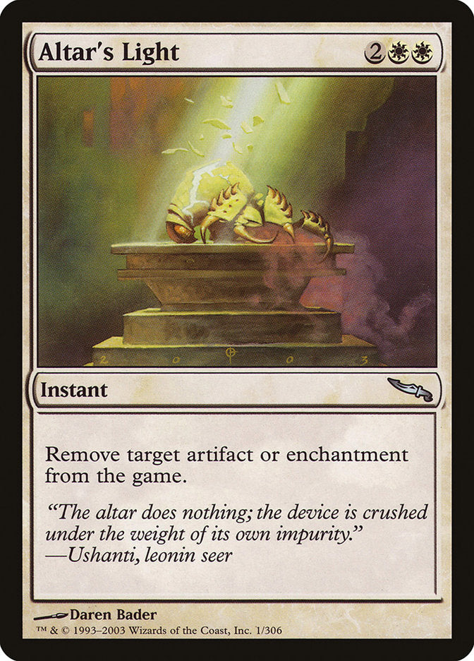 Altar's Light 1/306 (Mirrodin)  - Foil | Good Games Modbury