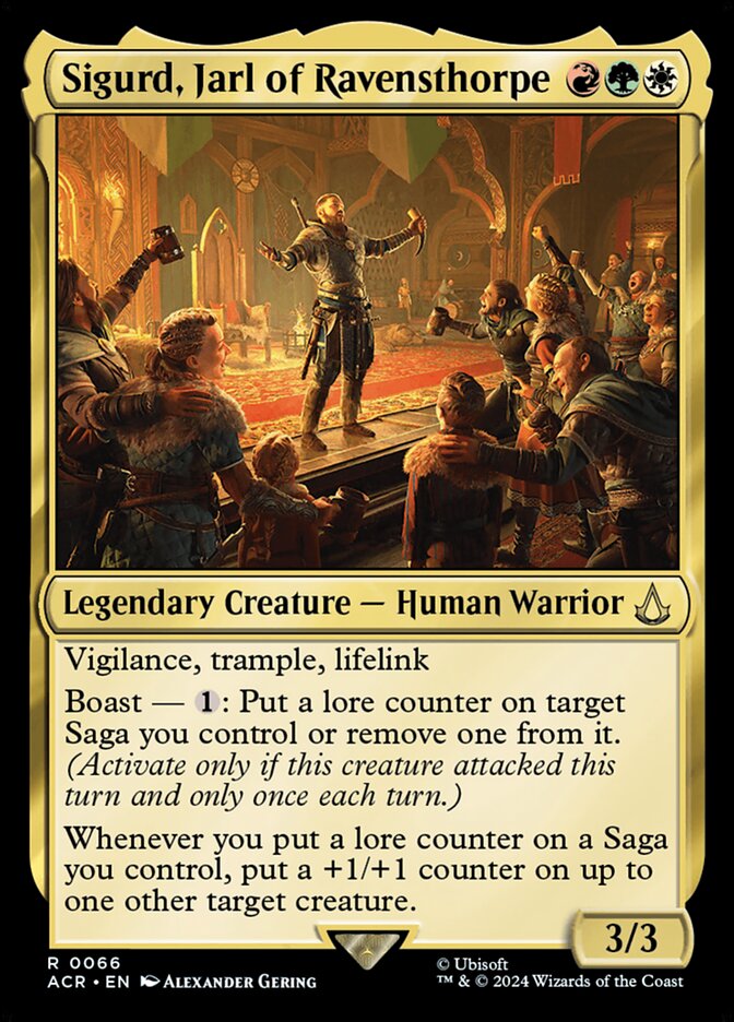 Sigurd, Jarl of Ravensthorpe 66 (Universes Beyond: Assassin's Creed)  - Foil | Good Games Modbury