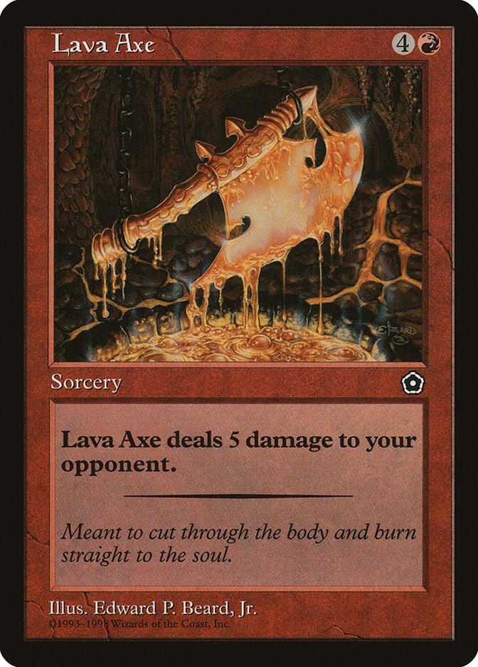 Lava Axe 107/165 (Portal Second Age)  | Good Games Modbury