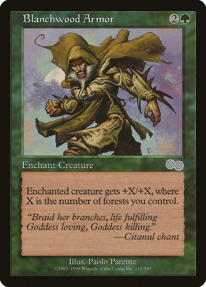Blanchwood Armor 237/350 (Urza's Saga)  | Good Games Modbury