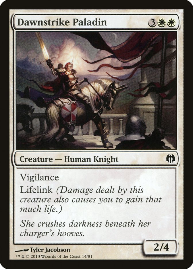 Dawnstrike Paladin 14/81 (Duel Decks: Heroes vs. Monsters)  | Good Games Modbury