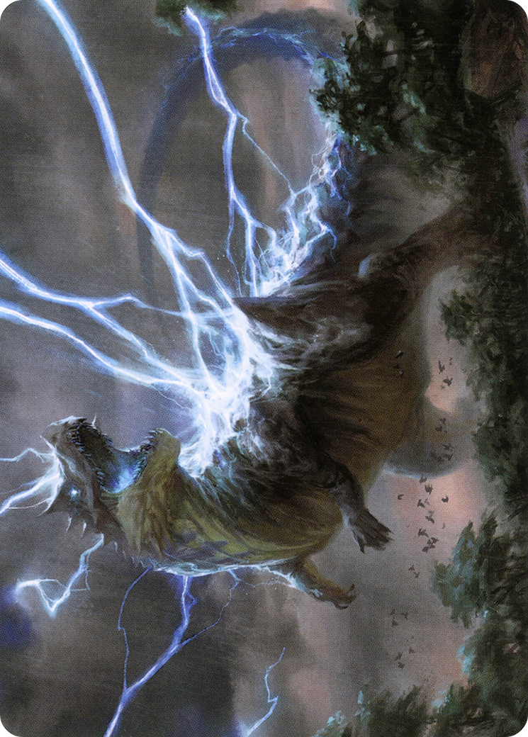 Thrasta, Tempest's Roar Art Card (41) [Modern Horizons 2 Art Series] | Good Games Modbury