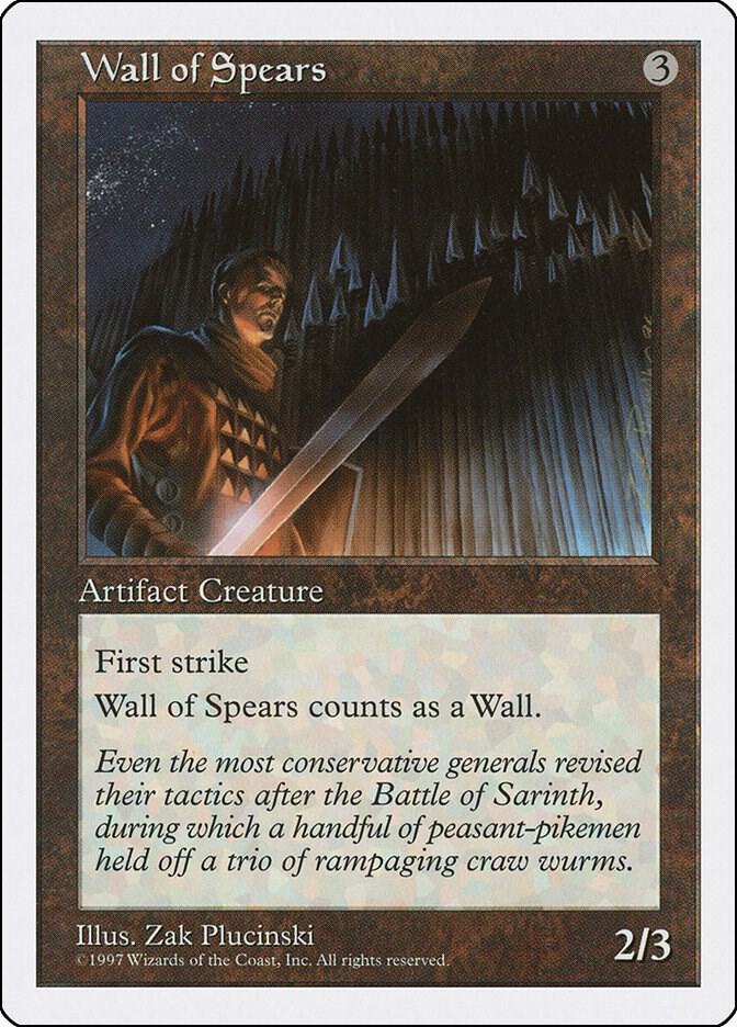 Wall of Spears 407/455 (Fifth Edition)  | Good Games Modbury