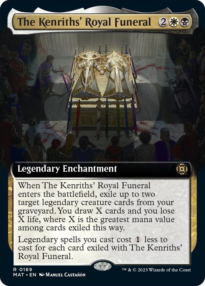 The Kenriths' Royal Funeral 169/50 (March of the Machine: The Aftermath)  - Extended Art Foil | Good Games Modbury