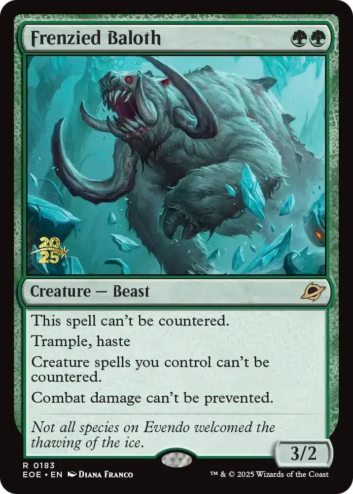 Frenzied Baloth 183s/160 (Prerelease Cards)  - Foil | Good Games Modbury