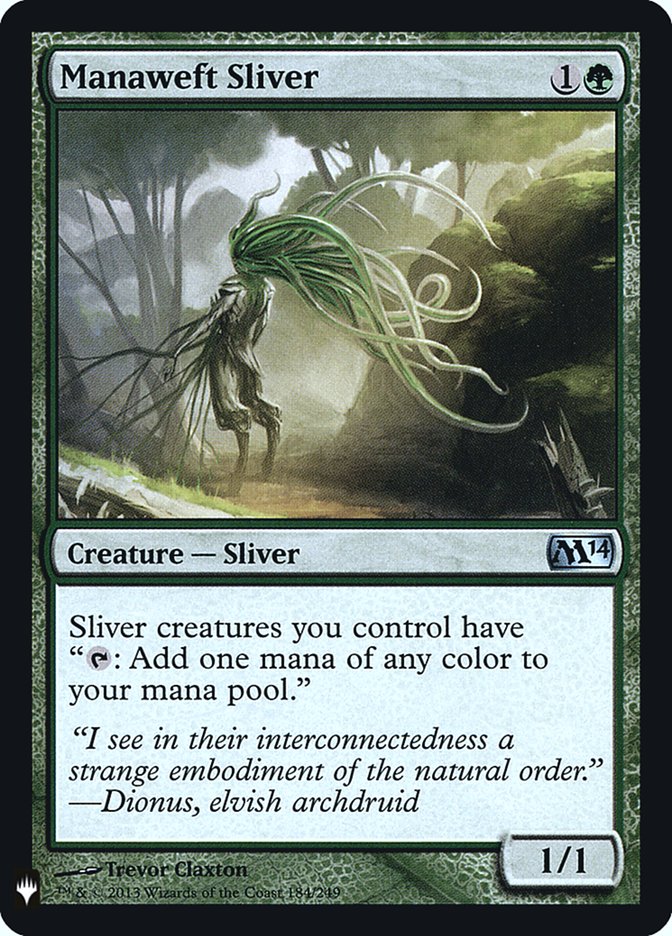 Manaweft Sliver [Mystery Booster] | Good Games Modbury