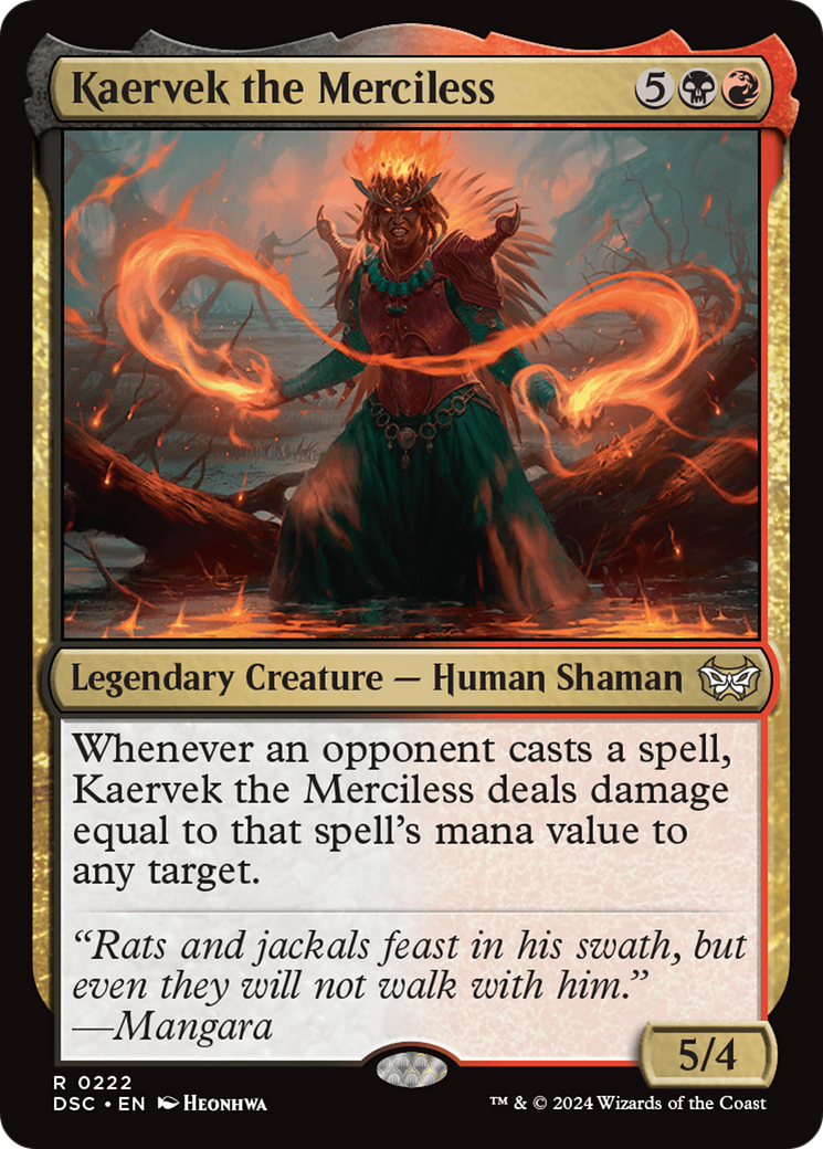 Kaervek the merciless [Duskmourn: House of Horror Commander] | Good Games Modbury