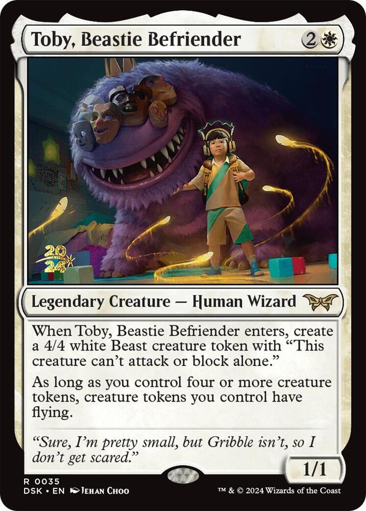 Toby Beastie Befriender 35s/180 (Prerelease Cards)  - Foil | Good Games Modbury
