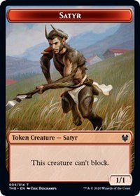 Satyr // Nightmare Double-Sided Token [Theros Beyond Death Tokens] | Good Games Modbury