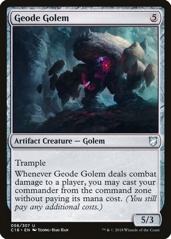 Geode Golem 56/307 (Commander 2018)  | Good Games Modbury