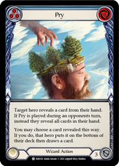 Pry (Blue) [EVR130] (Everfest)  1st Edition Rainbow Foil | Good Games Modbury