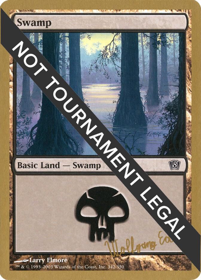 Swamp 342 2003 Wolfgang Eder 8ED we342/142 (World Championship Decks)  | Good Games Modbury