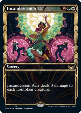 Incandescent Aria Showcase 311/281 (Streets of New Capenna)  - Foil | Good Games Modbury