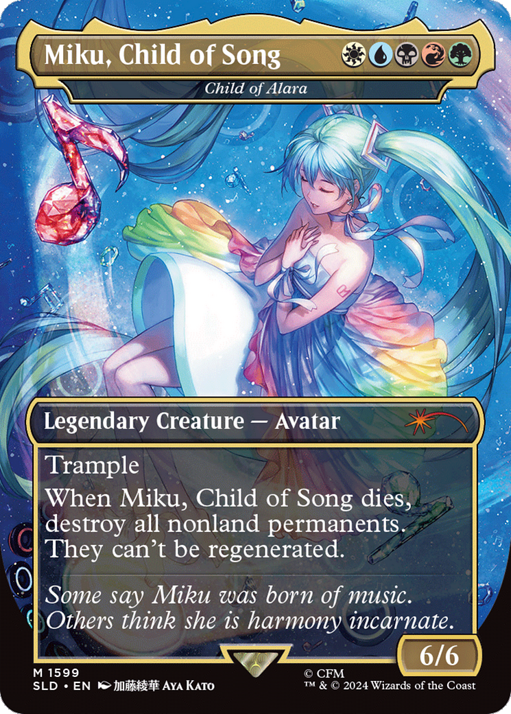 Miku, Child of Song - Child of Alara [Secret Lair Drop Series] | Good Games Modbury