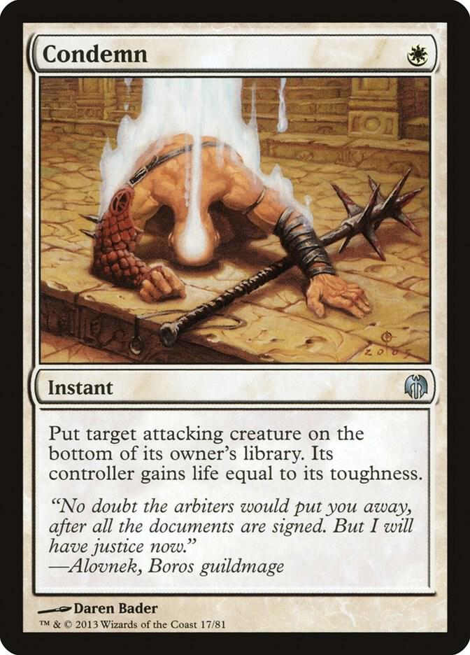 Condemn 17/81 (Duel Decks: Heroes vs. Monsters)  | Good Games Modbury