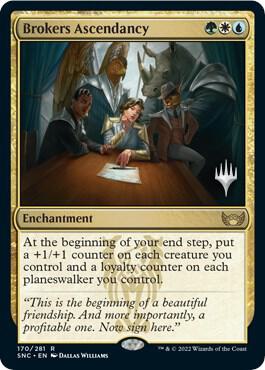 Brokers Ascendancy 170p/161 (Promo Pack: Streets of New Capenna)  - Foil | Good Games Modbury