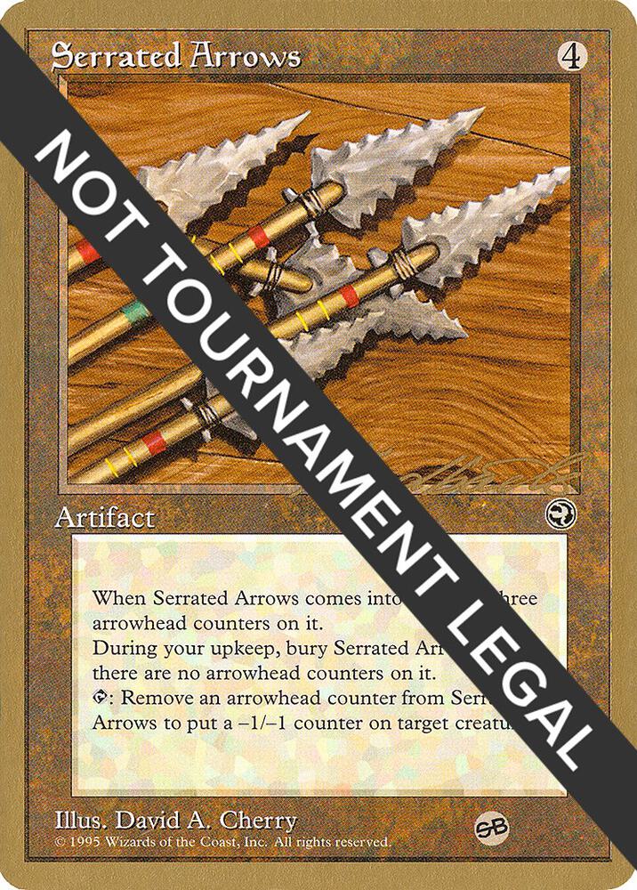 Serrated Arrows 1996 Leon Lindback HML SB ll110sb/308 (World Championship Decks)  | Good Games Modbury