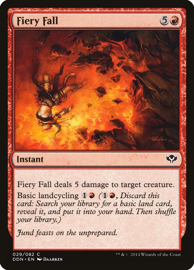 Fiery Fall [Duel Decks: Speed vs. Cunning] | Good Games Modbury