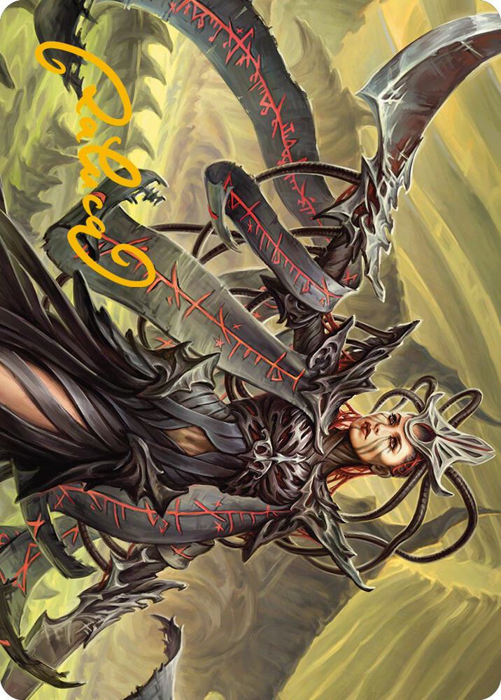 Testament Bearer Art Card Gold Stamped Signature 23 (Art Series: Phyrexia: All Will Be One)  | Good Games Modbury