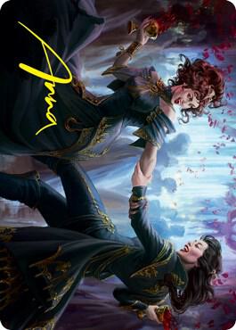 Falkenrath Celebrants 43 81 Art Card Gold Stamped Signature 43 (Art Series: Innistrad: Crimson Vow)  | Good Games Modbury